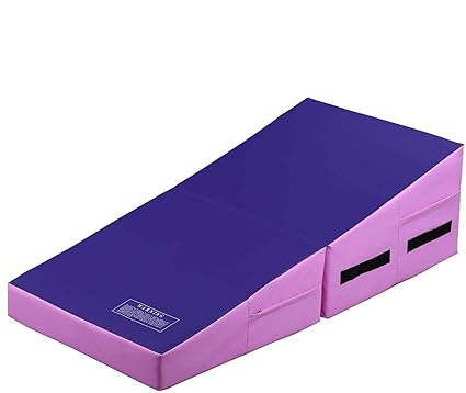 Gymnastics Mat Cheese Wedge Mat Octagon Tumbler Multi Size Skill Shape Tumbling Mat Handsprings Backbend Somersault Wrestling Cheese Mat Purple Pink Big Amazon In Sports Fitness Outdoors