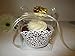 25 PCS Clear Plastic Tuck Top PVC Cupcake Wedding Party Boxes (3x3x3)
