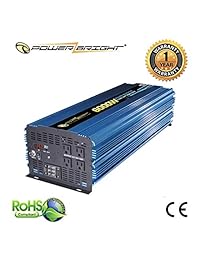 Power Bright pw6000   12 Power Inverter 6000 W, 12 V, CC a 110 V CA