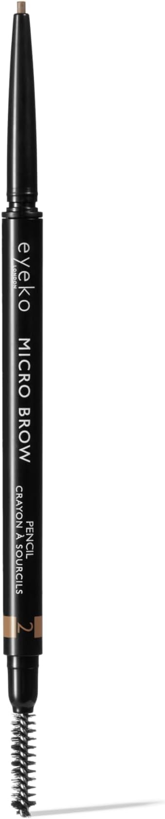 Eyeko Micro Brow Precision Pencil Taupe Brown 2 Vegan 16 Hour Long Wear Brow