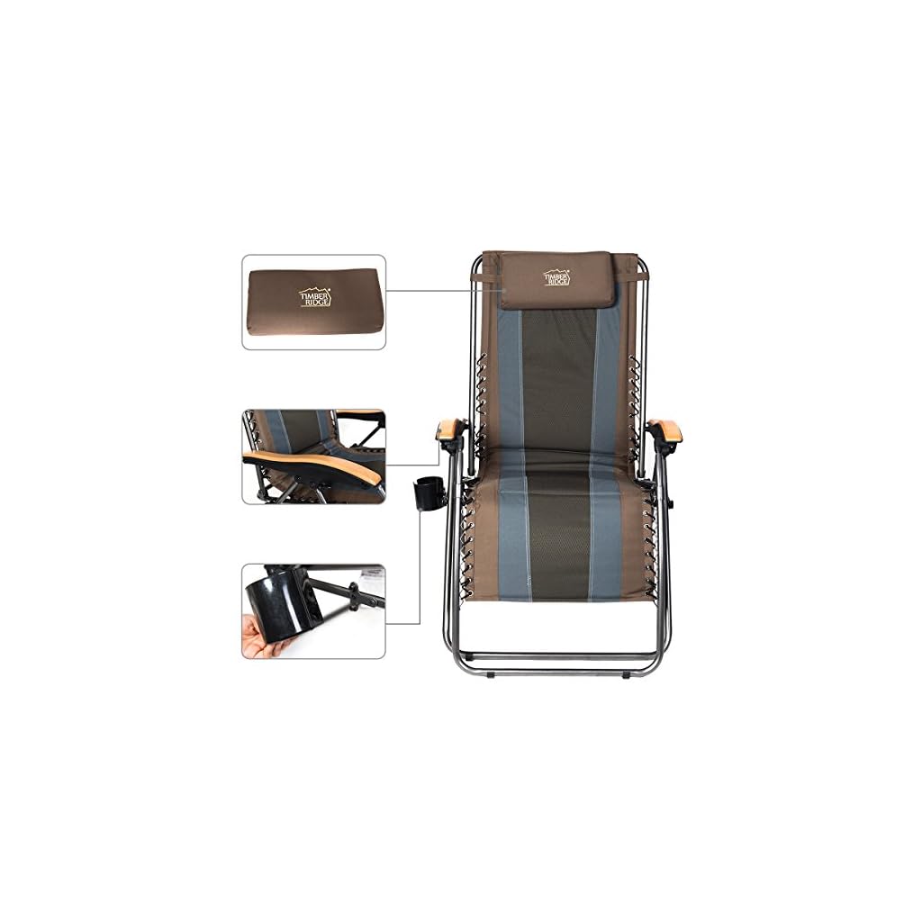 Lafuma LFM31206893 Futura Air Comfort Zero Gravity Recliner Coral Blue