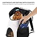 Peteast Retractable Dog Leash Small Breed, Patented Dog Leash for Small Dog, Leash Up to 26lbs, 10ft, Portable Design with One Button Brake/ Lock, Comfortable Hand Grip，Blue