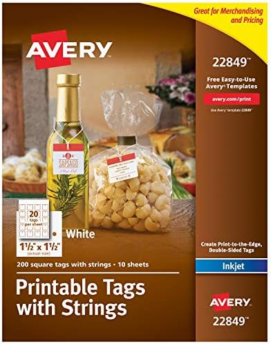 avery printable tags