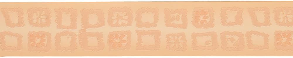 Readyroll Self Adhesive Border - Daisy Square Block Beige Cream - 61790