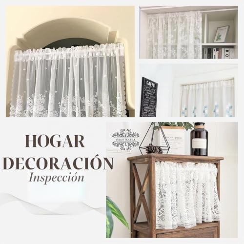 Tension Rods Curtain Tension Rods Extendable No Drilling for Shelves and Kitchen Windows 8mm Diameter 45-59cm