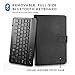 Cooper Backlight Executive Keyboard case Compatible with Acer Iconia Tab 8 FHD, 8 W | 2-in-1 Bluetooth Wireless Backlit Keyboard & Leather Folio Cover | 7 Color LED Keys (Black)