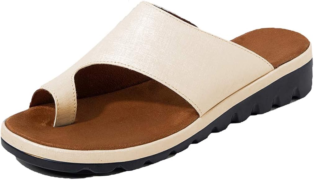 toe ring sandals with arch support