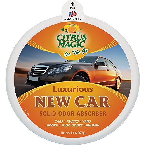 Citrus Magic On The Go Solid Air Absorber Luxurious New Car, Pack of 3, 8-Ounces Each