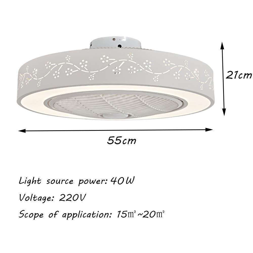 Ventilador De Techo LED L aacute mpara Creative 40W Regulable