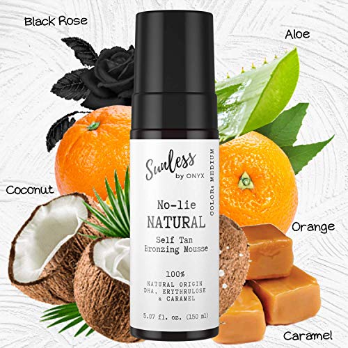 Onyx Self Tanner Tanning Mousse Organic Ingredients For Natural