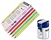 STAEDTLER Textsurfer Dry Highlighter Pencil for Writing Sketching Inkjet, paper, copy,fax (pack of 12) color Mix + Tub 2-Hole Sharpener