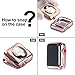 Toosunny for Apple Watch 3 Case Soft Plated TPU Screen Protector All-Around Protective Case High Defination Clear Ultra-Thin Cover for Apple iwatch 38mm Series 3 Series 2 Series 1 (Rose Gold, 38mm)