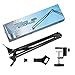 Adjustable Microphone / Mic Suspension Boom Scissor Arm Stand, ELINP Compact Mic Stand Made of Durable Steel for Radio Broadcasting Studio, Sound Studio, Stages, and TV Stations