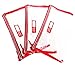 Rough Enough TSA Approved Clear Toiletry Bag for Travel Toothbrush Case Shaving Kit Cosmetic Bag 3 Pack Set