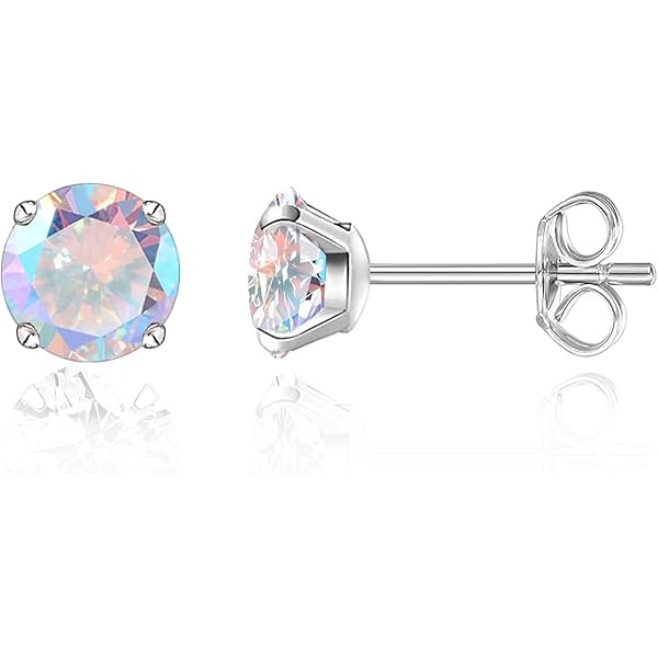 Amazon.com: Beaux Bijoux Sterling Silver CZ Aurora Borealis