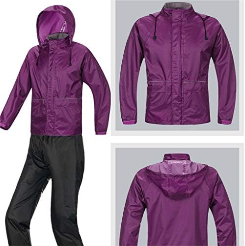 人気上質商品高評価 Raincoats フード付き釣り用レインウェア サイクリング用レインスーツ アウトドアスポーツレインジャケット 通気性 オートバイ用レインコート ドライビング ハイキング ジョギング ランニング 雨の日 ローイングレインギア S パープル Qdy 9009