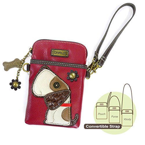 Charming Chala Playful Puppy Dog Cell Phone Purse Mini Crossbody Bag