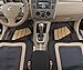 BDK Advanced Performance Car Seat Covers & Heavy Duty Rubber Floor Mats Combo (w/Motor Trend 2-Tone Mats)