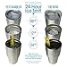 The Berg Stainless Steel 30 oz Tumbler – Includes BPA Free Slide Lock Lid Upgrade & TWO Stainless Steel Reusable Straws With Cleaning Brush