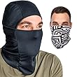 MultiPurpose Premium Black Balaclava Ski Mask + Versatile Headband