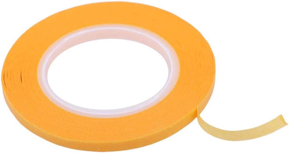 POFET 2pcs Painting Model Masking Tape DIY Spraying Painting Model Craft Tools 4mm, Green,Yellow, Width: 4mm, Length: 18m - Image 3