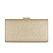 Womens Evening Clutch Bags Wedding Purse Bridal Prom Handbag Party Bag for Dance Bar (S779 Gold)