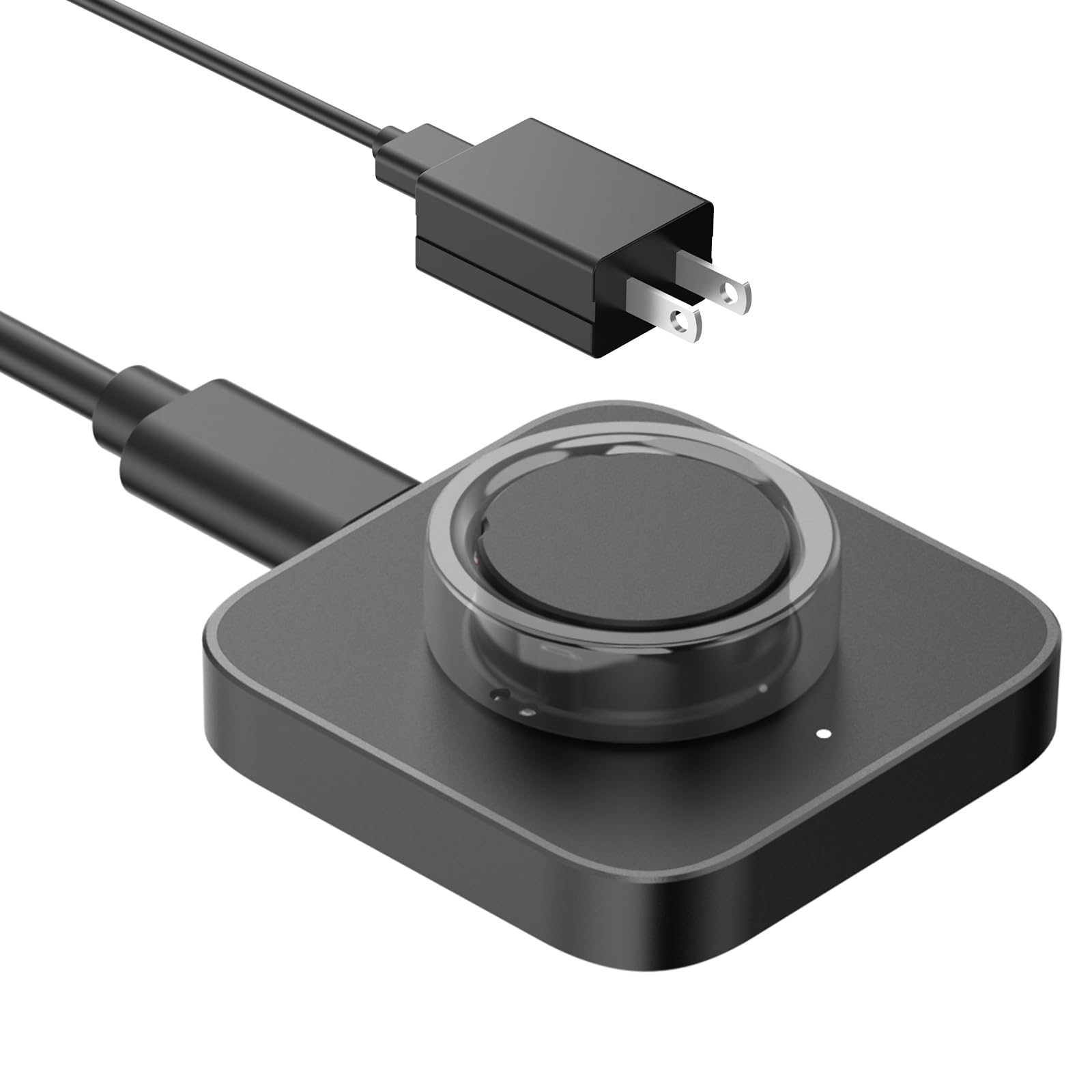 Underhub Compatible with Oura Ring Gen 4 (Size 13) Charger Fast Charging Dock with Infrared Sensing,Auto Stop Protection, Indicator, Non-Slip Base, Charger for Smart Ring Includes 59 Inch USB-C Cable