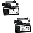 KANGLEUS (Pack of 2) Replacement for Fanuc A98L-0031-0028/A02B-0309-K102 3V 1750mAh PLC Battery with 3P Plug