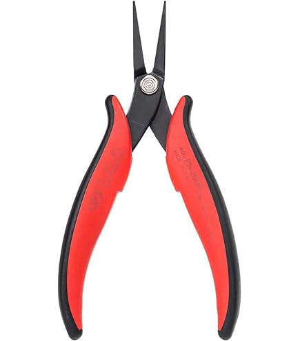 Hakko CHP PN-5004 Short-Nose Pliers - Heavy Duty Flat Nose, 19mm Jaw, 5mm Tip For Electronics