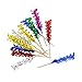 CiboWares 4 Inch Foil Mega Frills Party Picks, Assorted Colors, Package of 100