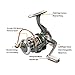 Rose Kuli Spinning Fishing Reel - Stainless Steel Saltwater 12+1 Ball Bearings Lightweight Smooth Left/Right Interchangeable Baitcasting Reels