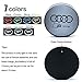 JSAMZ Car Logo LED Cup Pad led Cup Coaster USB Charging Mat Luminescent Cup Pad LED Mat Interior Atmosphere Lamp Decoration Light (Audi)