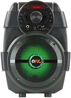 qfx light up party speaker