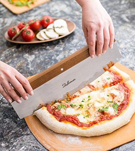 Epica Stainless Steel Pizza Cutter- 14 inch Rocker Style