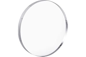 CiaoHER 1in Thickness 10in Diameter Acrylic Disc Display Block Clear Polished Round Pedestal Stand Riser 10" x 10" x 1", 1 Pack