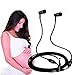 KINDEN Anti-radiation Headphones Air Tube Headset Radiation Free Earbuds With Microphone Binaural Acoustic Stereo Noise Isolating Alumium Metal Housing Wired In-Ear Handsfree (Black)