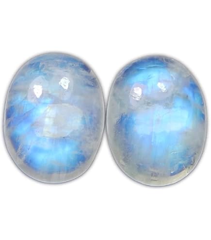 Cabochon Ovale En Labradorite Violette Naturelle - 50,20 Carats, Brut Poli (Neuf)