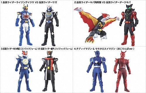 Amazon プレイヒーローｖｓ 仮面ライダー対決セット 仮面ライダーキバ 電王超越バトル編 全４種セット フィギュア ドール 通販