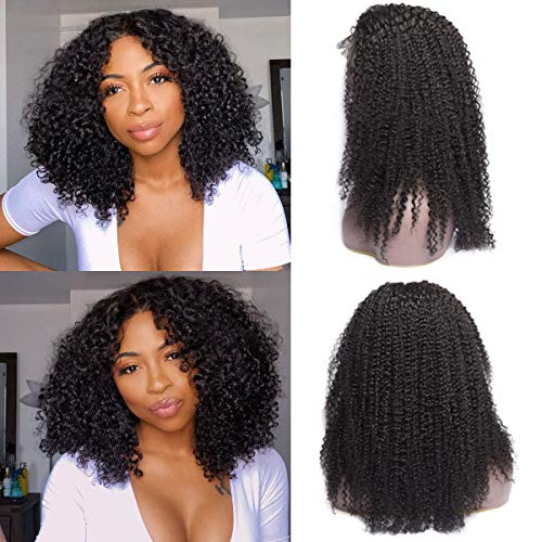 Lace-Front-Wigs-Human-Hair-Pre-Plucked-Kinky-Curly-Lace-Frontal-Wig-Brazilian-Virgin-Human-Hair-9A-Curly-Lace-Wigs-for-Black-Women-Lemoda-Hair-150-Density-14-inch