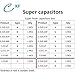 Super Farad Capacitors 14 Value 0.22F to 4F Capacitance 14 Pcs Assortment Box