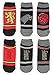 Game of Thrones Socks Great House Sigil Banner Adult Ankle 3 Pair Pack