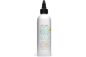The Hair Diagram - Bold Hold Liquid Gold Reloaded - Glueless Lace Gel - Temporary Hold For Wigs and Hair Systems - Styling Agent For Baby Hairs - Non Toxic - Aerosol & Alcohol Free - Water Based Formula - 4oz