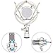 Neewer Silver Microphone Shock Mount Holder Clip Anti Vibration Suspension High Isolation for Studio Condenser Mic, Ideal for Radio Broadcasting Studio, Voice-over Sound Studio and Recording