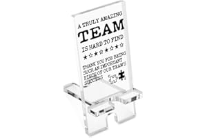FOKCBOCM A Truly Amazing Team is Hard to Find, Thank You Appreciation Gifts for Team Colleague Employee Work Bestie, Going Away Gift Retirement Gift for Coworker Boss, Team Gifts Phone Stands-DX194