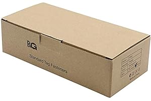 PAG 1 inch Standard Tagging Gun Fasteners Tag Barbs Attachments Price Tag Gun Refill for Clothing, 5000pcs, Transparent