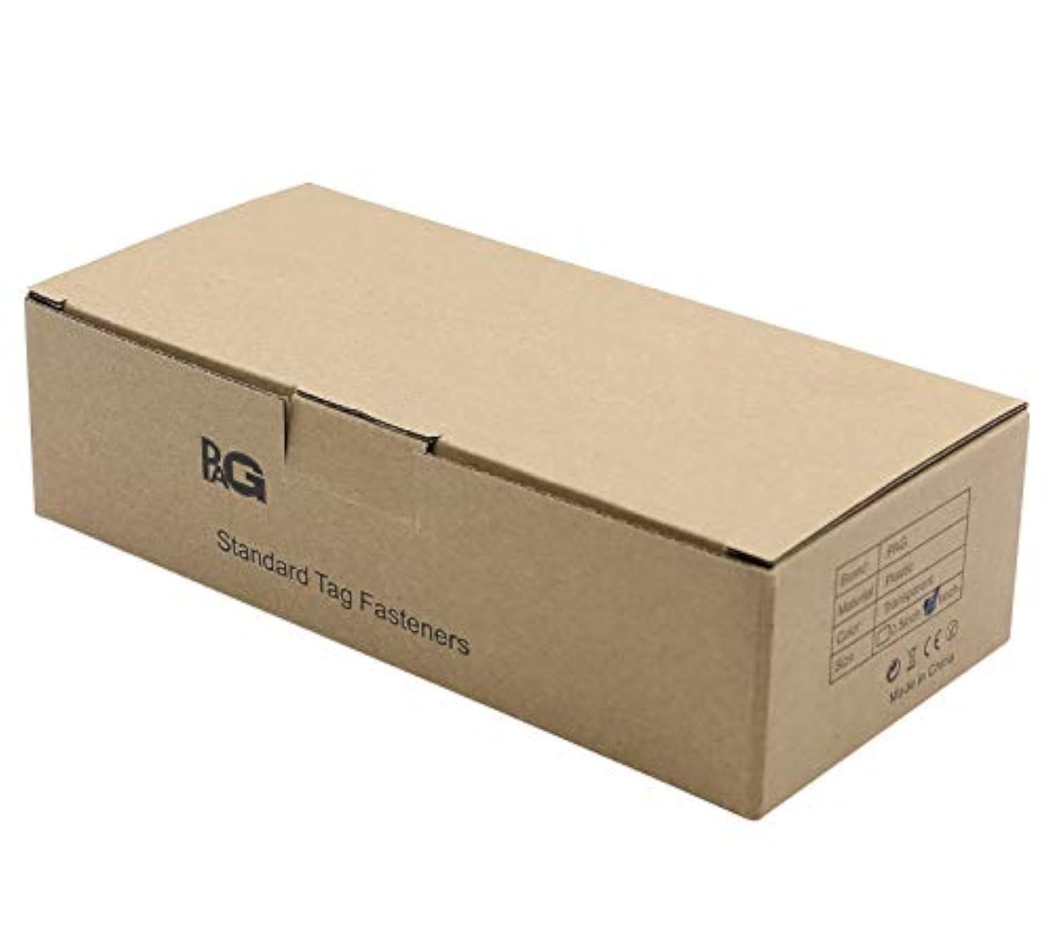 PAG 5000pcs 25mm Standard Attachments Tagging Gun Barbs Fasteners for All Standard Price Taging Gun, 50pcs/Clip, Clear