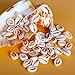 150pcs Natural Spiral Shell Beads Sea Shells Beach Seashells Cowrie Shells Beads for DIY Craft Jewelry Making Accessories