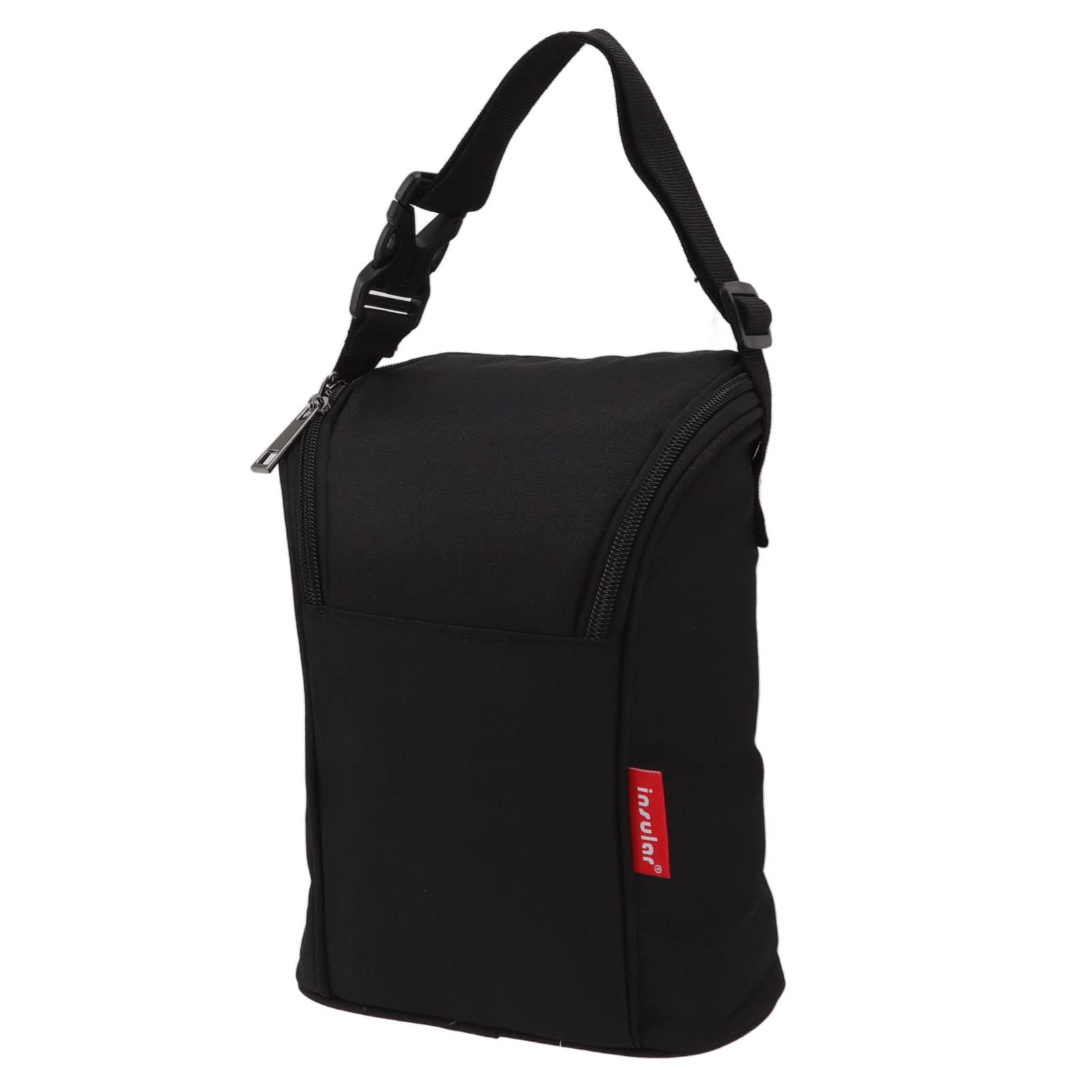 Baby Breastmilk Bottle Thermal Bag Proof Bottle Storage Bag Waterproof Nylon Insulation Tote Pouch Stylish Large Capacity for Nursing Mom Daycare (Black) โ image 1
