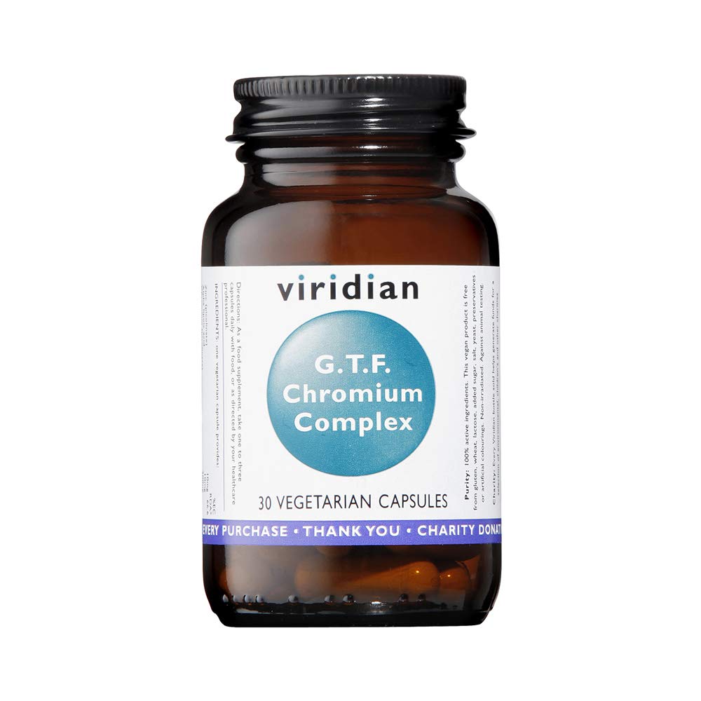G.T.F. Chromium Complex (200 mcg Chrome Vegan) 30 Veg.KAPS. VD