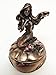 ARIEL LITTLE MERMAID MAIDEN SIREN OF THE SEA ROUND JEWELRY BOX FIGURINE STATUE